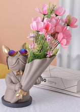 Load image into Gallery viewer, Cool Frenchie Statue Vase
