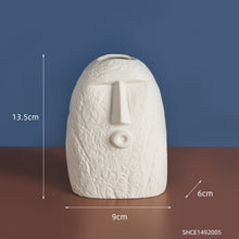 Load image into Gallery viewer, Ceramic Abstract Face Vase
