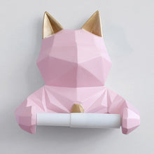 Load image into Gallery viewer, Geometric Animal Toilet Paper Holder
