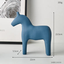 Load image into Gallery viewer, Wooden Minimalist Horse Figurine
