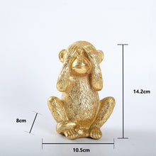 Load image into Gallery viewer, Three Wise Golden Monkeys
