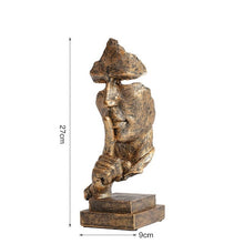 Load image into Gallery viewer, Silence is Golden Mask Sculpture
