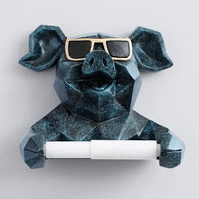 Load image into Gallery viewer, Geometric Animal Toilet Paper Holder
