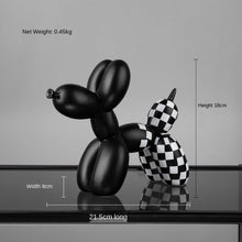 Load image into Gallery viewer, Black &amp; White Balloon Dog
