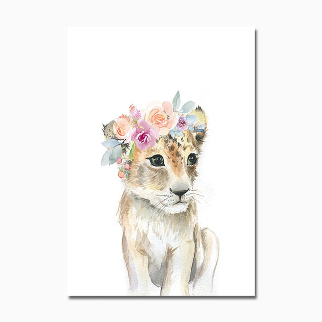 Flower Baby Animal