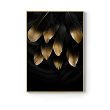 Load image into Gallery viewer, Nordic Golden Abstract Leaf
