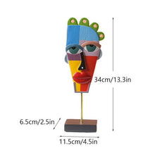 Load image into Gallery viewer, Bohemian Abstract Face Figurines
