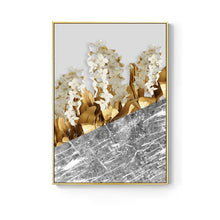 Load image into Gallery viewer, Nordic Golden Abstract Leaf
