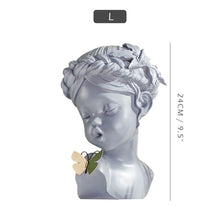 Load image into Gallery viewer, Butterfly Girl and Baby Angel Sculptures
